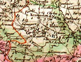 Mapa 1840